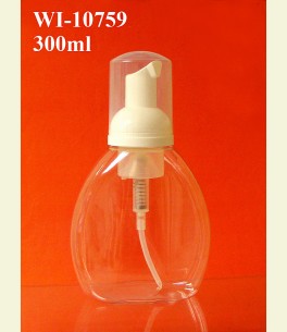 300ml PET bottle with foam pump