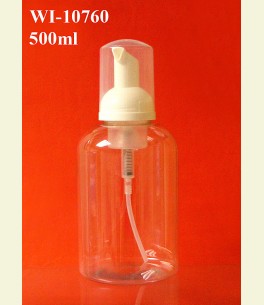500ml PET bottle with foam pump