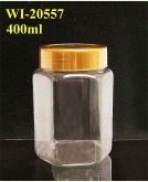 400ml PET Jar  (Hexagon)