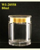 80ml Acrylic Jar  (round)